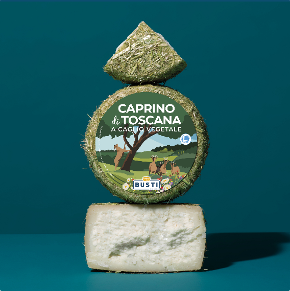 CAPRINO TOSCANO in Heukruste, vegetaler Lab