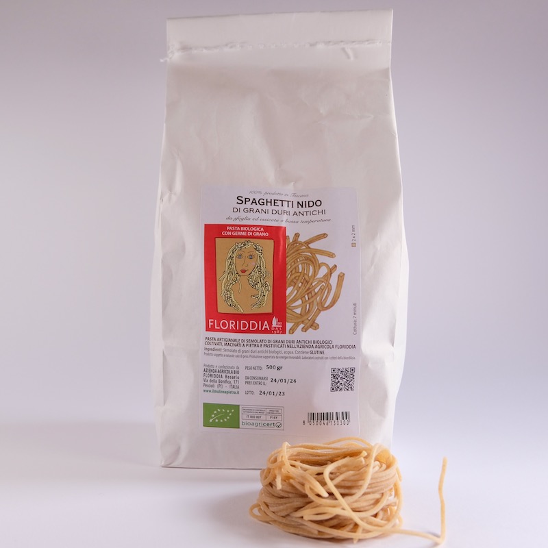 SPAGHETTI NIDO Halbvollkorn, bio, 500g