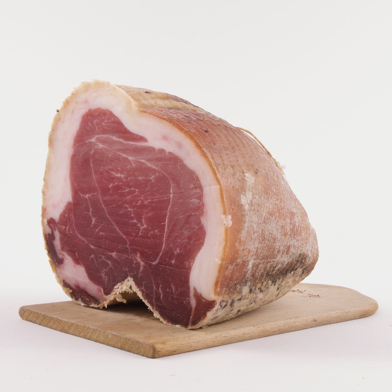Roher Schinken vom Feinsten: CULATELLO €45/kg